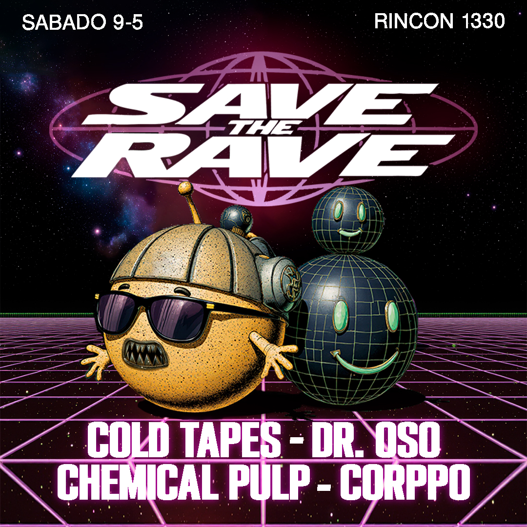 Flyer de Save The Rave Mayo